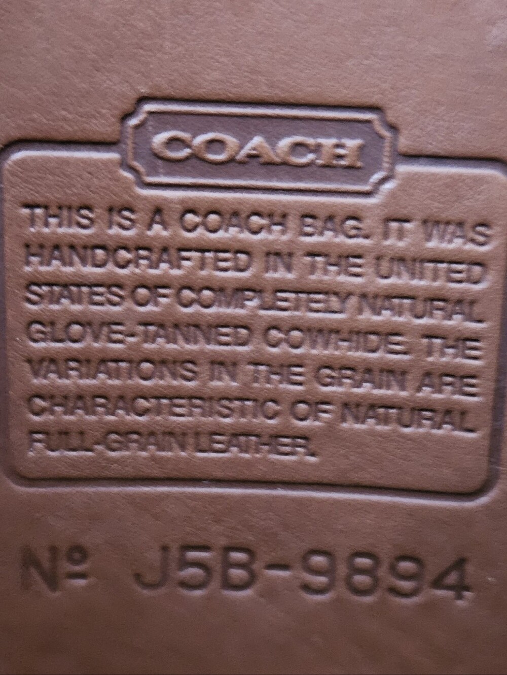 Vintage Coach Chelsea 9894 British Tan Leather Saddle Crossbody Shoulder Bag - Picture 13 of 13